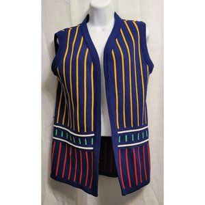 Bodin Knits Vintage Dacron Vest Sz M